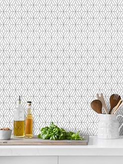White Modern Marble Backsplash Mosaic Tile BA6307 1