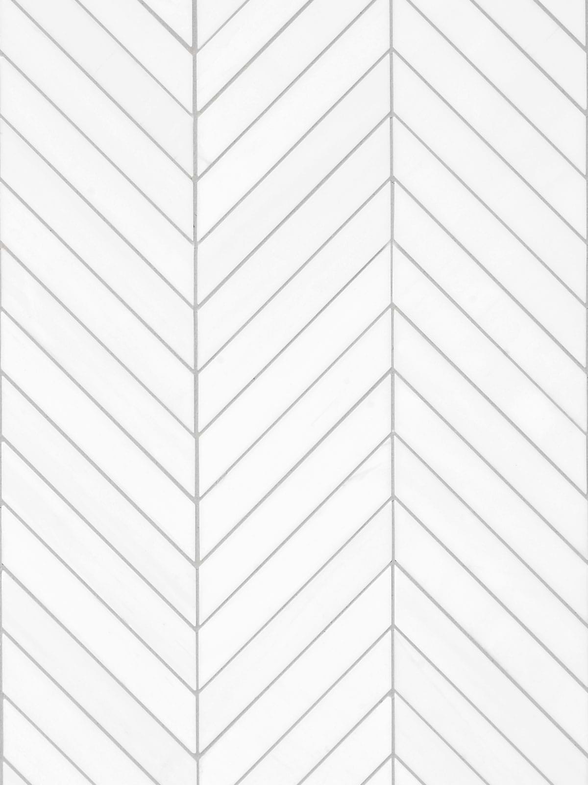Large Marble White Chevron Backsplash Tile BA6322 3