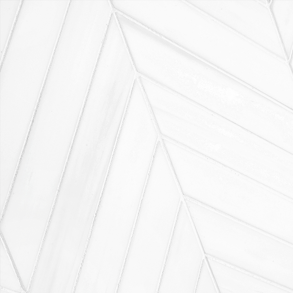 Long White Chevron Mosaic Large Backsplash Tile BA6322 7