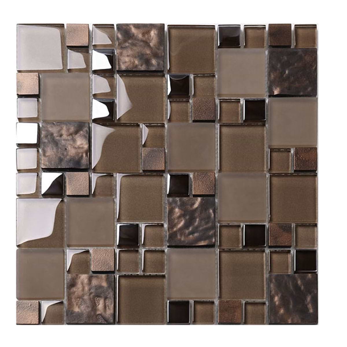Beautiful Brown Glass Backsplash BA1135