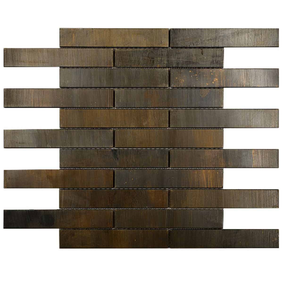 Dark and Sophisticated Copper Subway Backsplash Tile BA1113