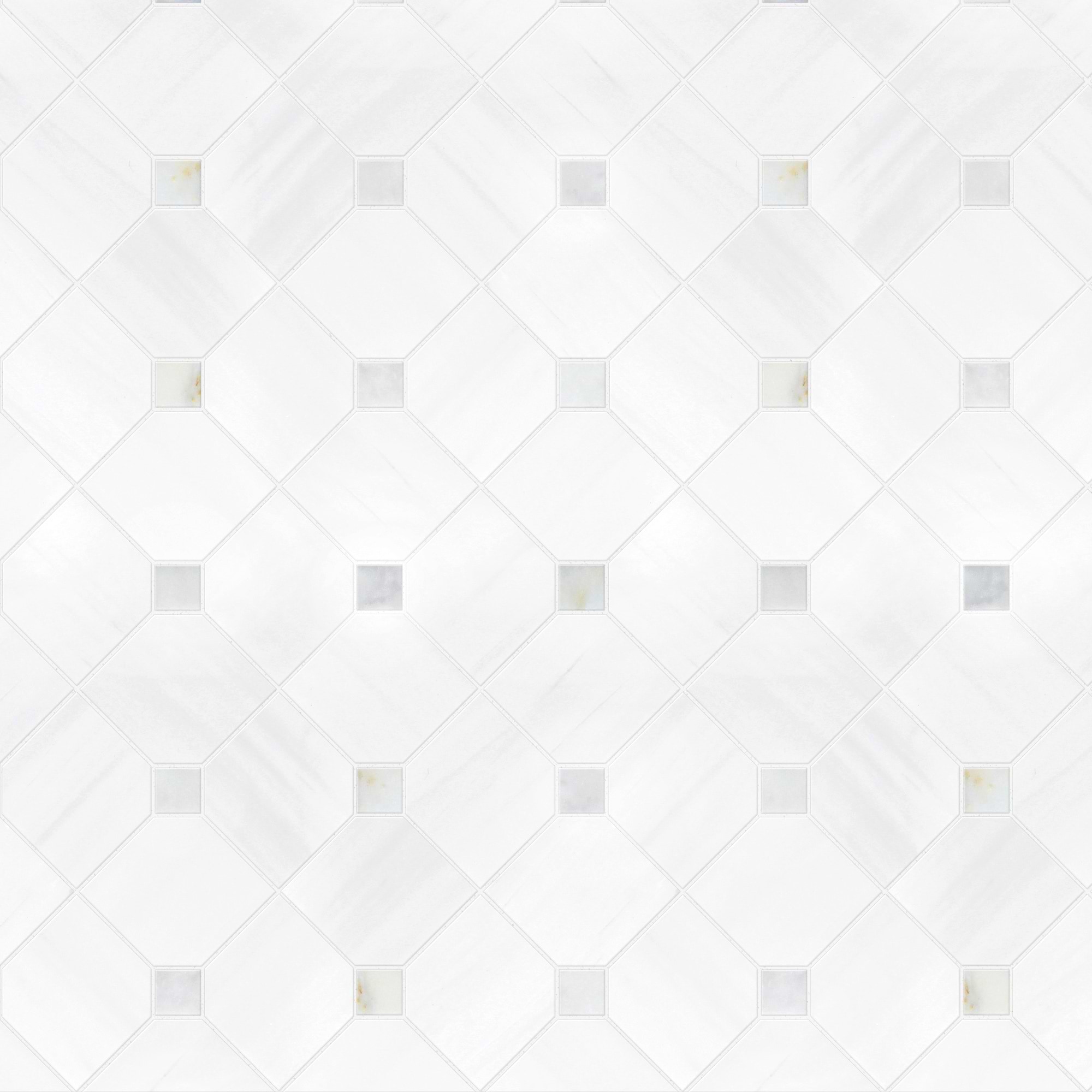 White Gray Dot Marble Mosaic Backsplash Tile BA6304 2