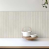Modern Long Beige Porcelain Mosaic Tile BA4501