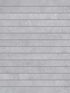 Modern Long Gray Mosaic Tile Gray Grout BA4503