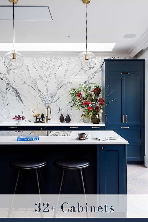 Blue Kitchen Cabinets