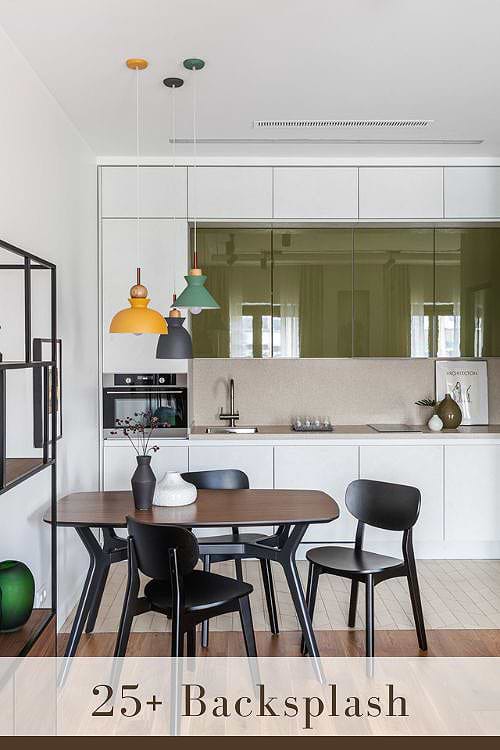 Cream Kitchen Backsplash