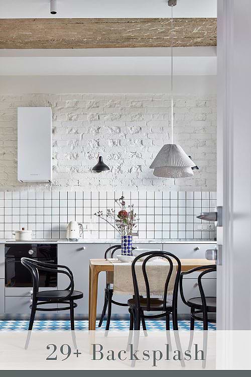Light Colored Backsplash Ideas