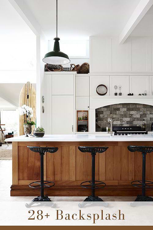 Matte Kitchen Backsplash