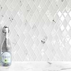 Rhomboid White Glass Mosaic Backsplash Tile BA5502