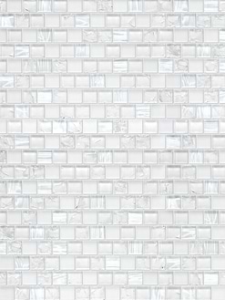 White Shell and Crackle Glass Mosaic Backsplash Tile BA6705 3