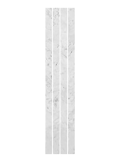 Modern Long Marble Carrara Gray Backsplash Mosaic Tile BA1077 1