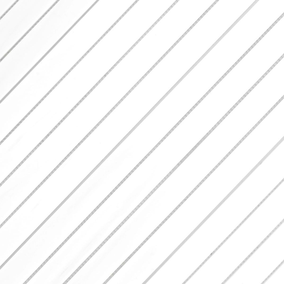 Modern Long Marble Pure White Backsplash Mosaic Tile BA1078 7