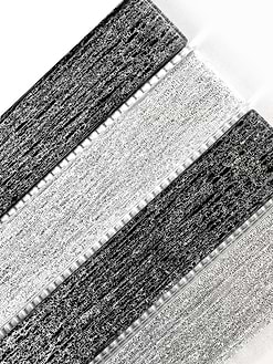 Shimmery Textured Black and White Glass Backsplash Tile BA8024 4
