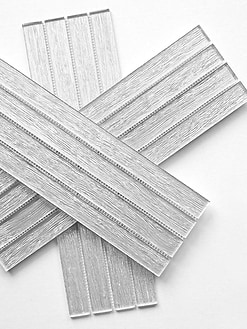 Shimmery White Glass Modern Backsplash Tile BA8022 4