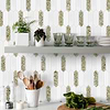 Glass Green Pearl Picket Backsplash Tile BA6710