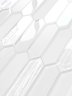 Glass Pearl Picket Backsplash Tile BA6701 4