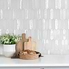 Pearl Glass Picket Backsplash Tile BA6701