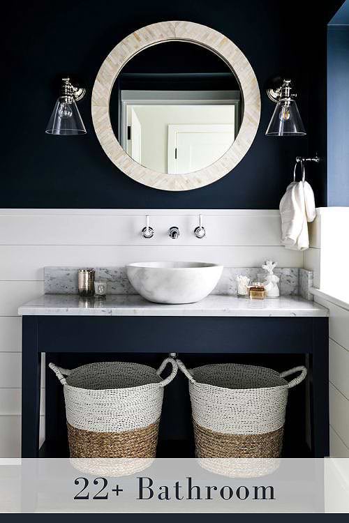 Bathroom Vanity with Marble Top