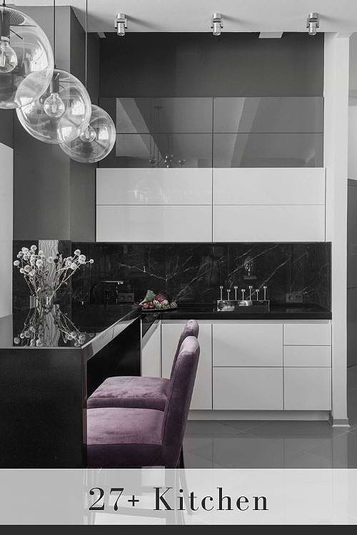 Black and White Quartz Countertops