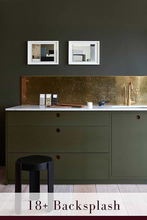 Brass Backsplash