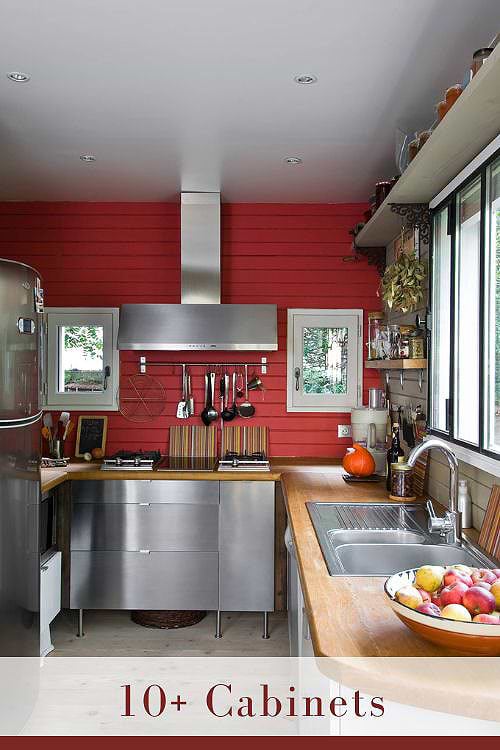 Kitchen Backsplash for Metal Cabinets