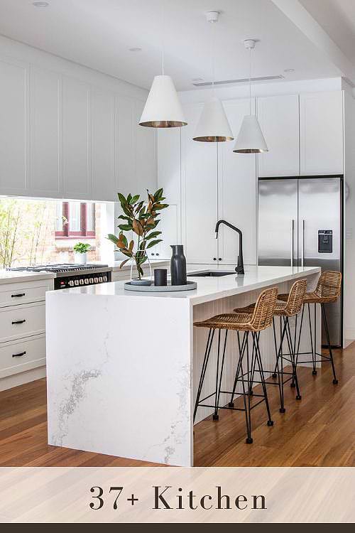 Marble Kitchen Island