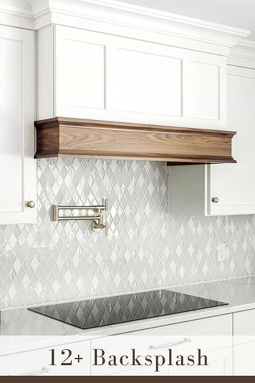 Modern Glass Tile Backsplash