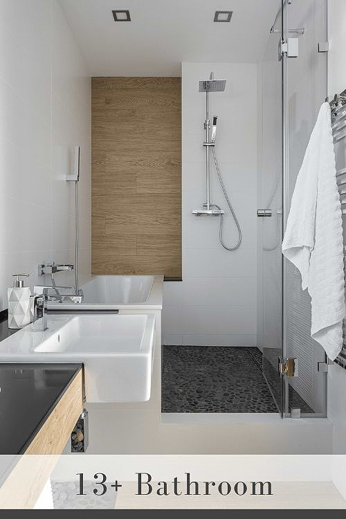 Pebble Tile Bathroom