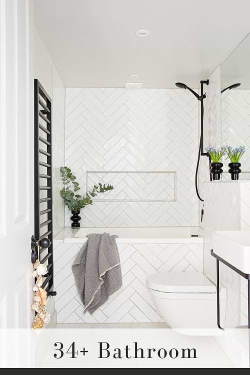 White Shower Tile Ideas