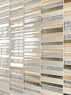 Rose Gold Beveled Edge Glass Backsplash Tile 3 BA8006