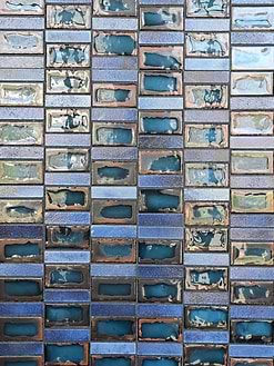 Blue Rustic Glass Backsplash Tile BA6204 2