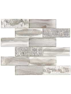 Space Brown Subway Glass Backsplash Tile BA6201