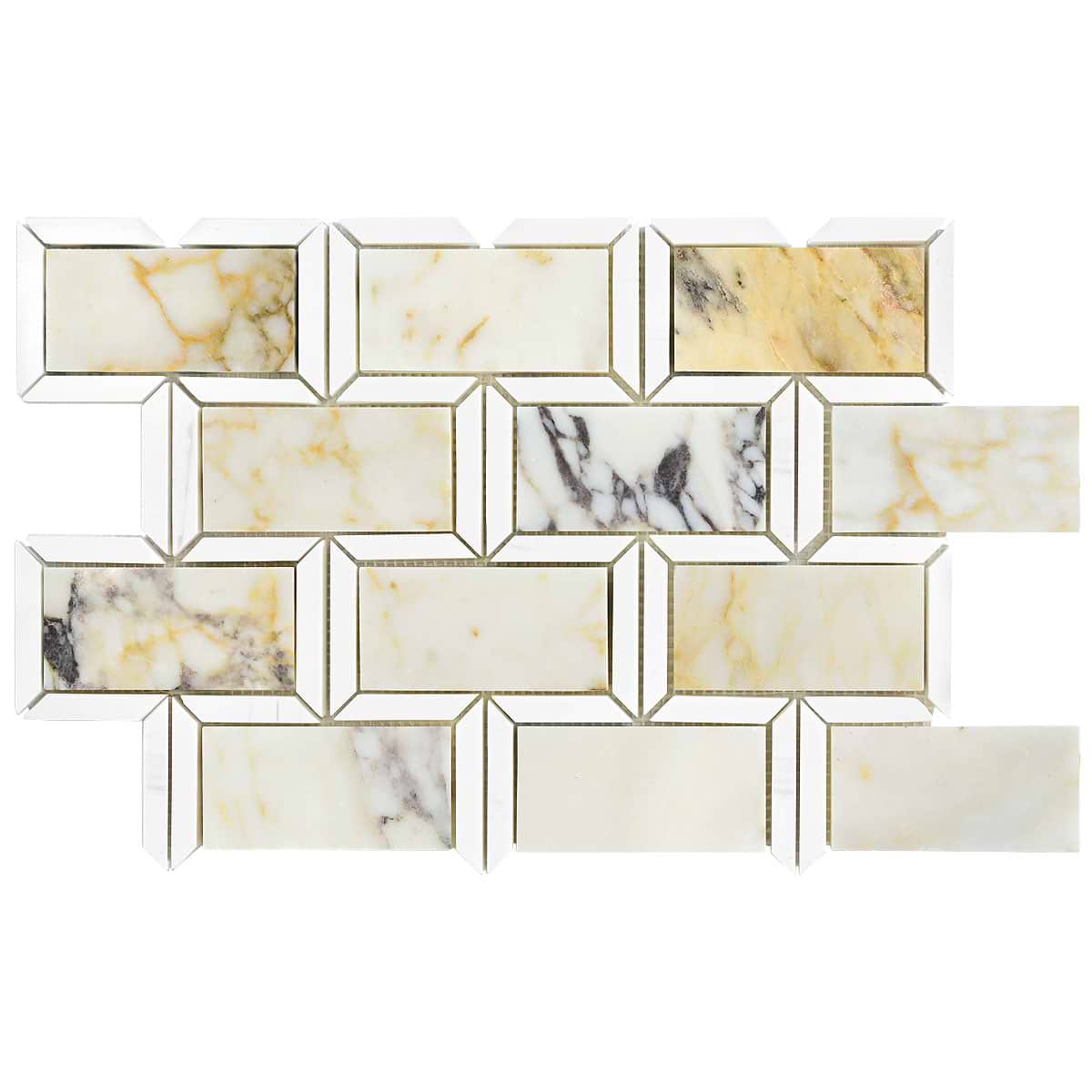 Multi Color Marble Backsplash Tile BA6330 1