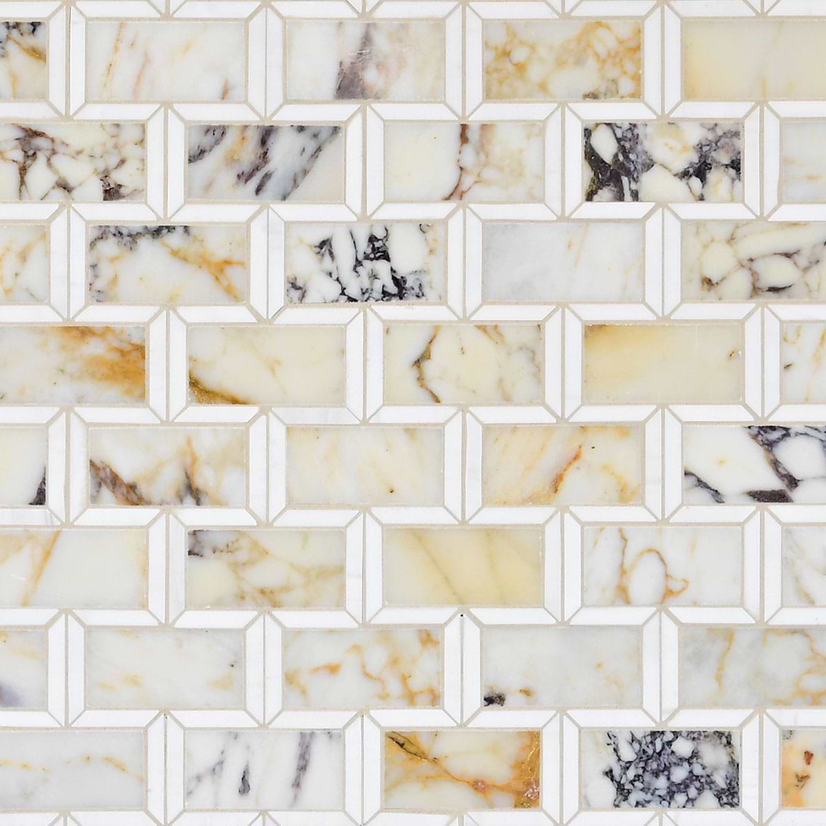 Multi Color Marble Backsplash Tile BA6330 2