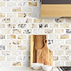 Multi Color Marble Backsplash Tile Brown Colors BA6330