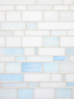 Pearl Glass Subway Hand Cut Artisan Mosaic Tile BA7016 3