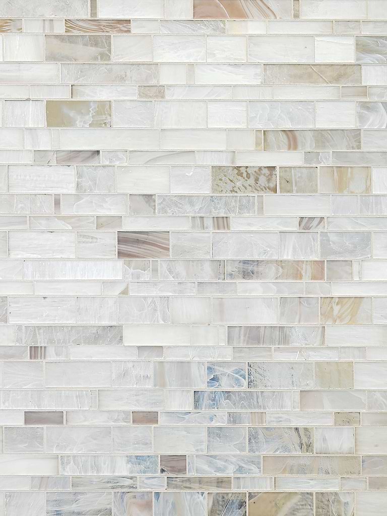 Curated visual reference: Picture Idea: Opal Beige Brown Glass Subway Hand Cut Artisan Mosaic Tile
