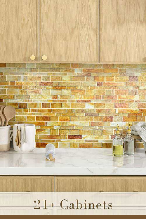 Backsplash for Modern Cabinets