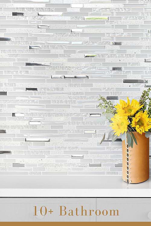 Backsplash for Small Bathroom