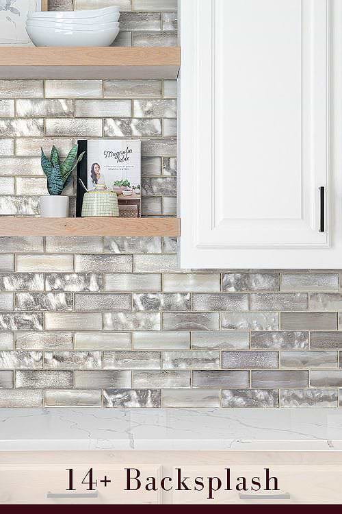 Brown Backsplash Tiles