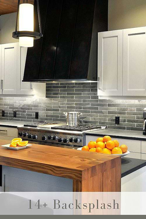 Slate Mosaic Tile Backsplash