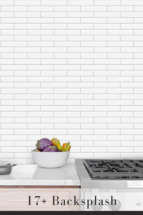 Small Tile Backsplash