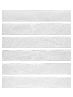 Milky White Glass Subway Backsplash Tile BA6707 1