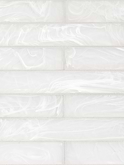 Milky White Glass Subway Backsplash Tile BA6707 7