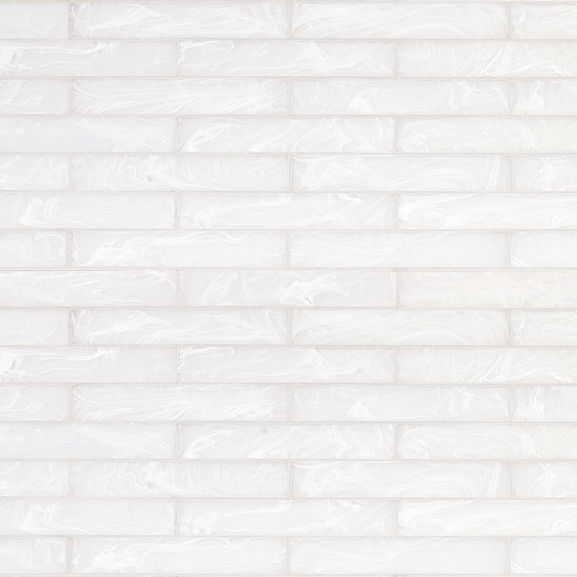 Milky White Glass Subway Backsplash Tile BA6707 8