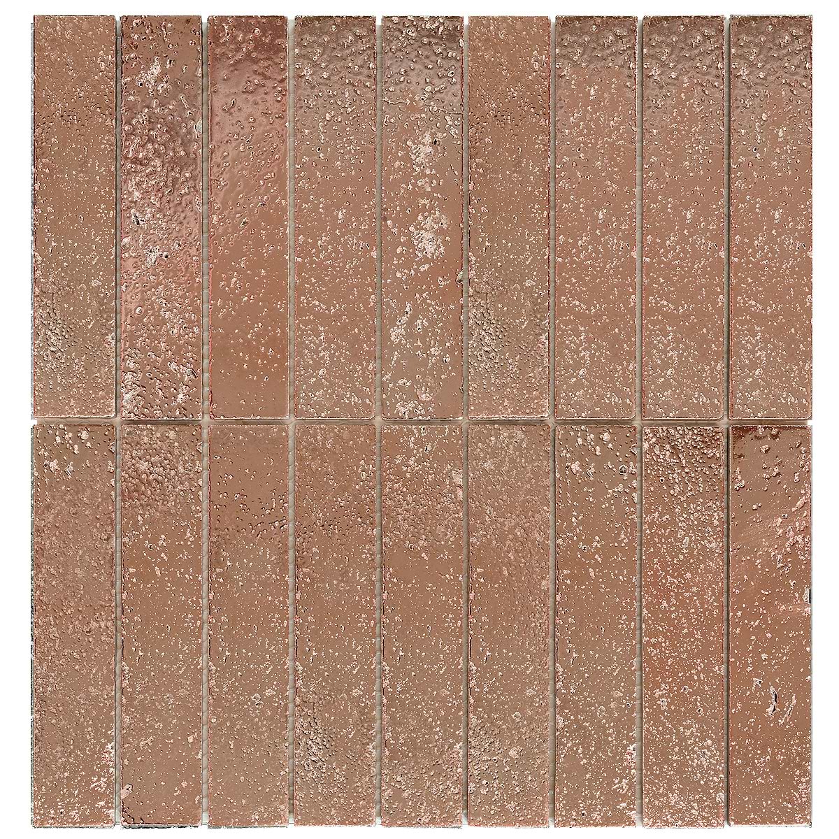 Modern Rose Gold Metallic Backsplash Tile BA6206 2