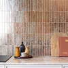 Modern Rose Gold Metallic Backsplash Tile BA6206