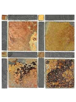 Slate Brown Gray Backsplash Tile BA1068 1
