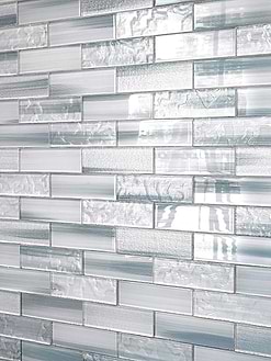 Blue Gray Subway Glass Tile BA5507 4