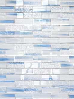 Ocean Blue Textured Glass Subway Tile BA5507 LOT C 1